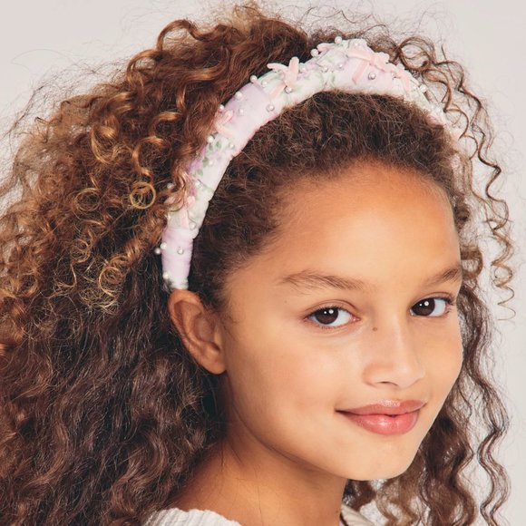 LELE SADOUGHI X LOVESHACKFANCY Other - LELE SADOUGHI X LOVESHACKFANCY Girls Pearl and Bow Knotted Headband
